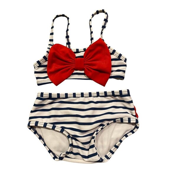 Ruffle Butts Other - Ruffle Butts Baby Girl's Red, White and Blue Bikini